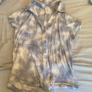 Soma Cool Nights Button PJ Top